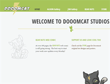 Tablet Screenshot of dooomcat.com